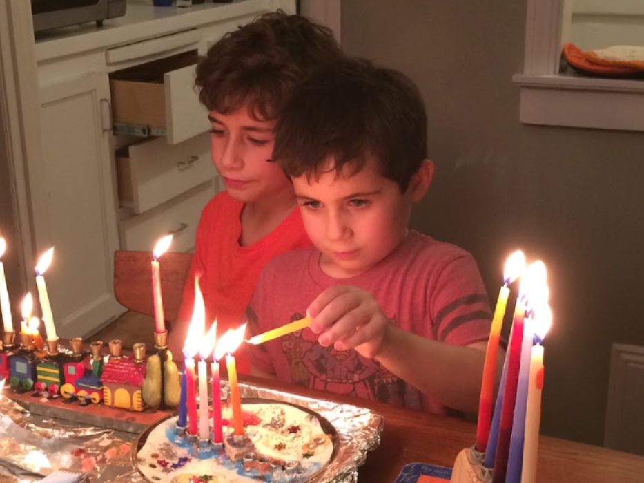 Lighting of the Menorah